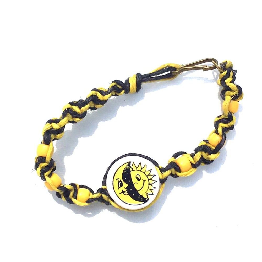 Handmade Hemp Jewelry! Sun and Moon ☀️ 🌙